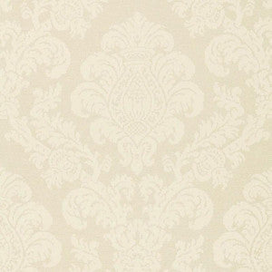 Firenze Linen Damask Sesame 66632 by Schumacher Fabric