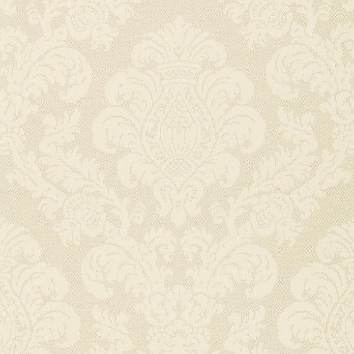 Firenze Linen Damask Sesame 66632 by Schumacher Fabric Palazzo 13.88" - Fabric Carolina -
