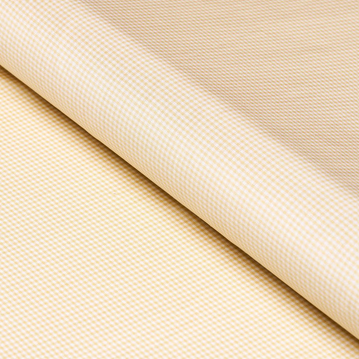 Dalton Silk Gingham Straw 3449001 by Schumacher Fabric Chroma - Fabric Carolina -