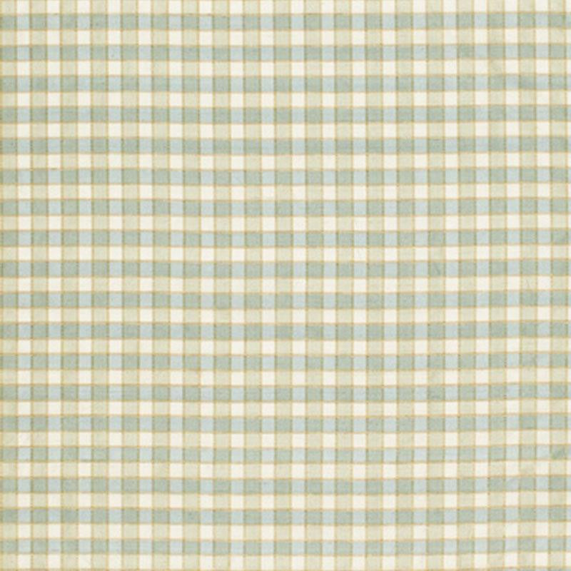 Ingrid Silk Check Seaspray 3453003 by Schumacher Fabric Chroma 1.0" - Fabric Carolina -