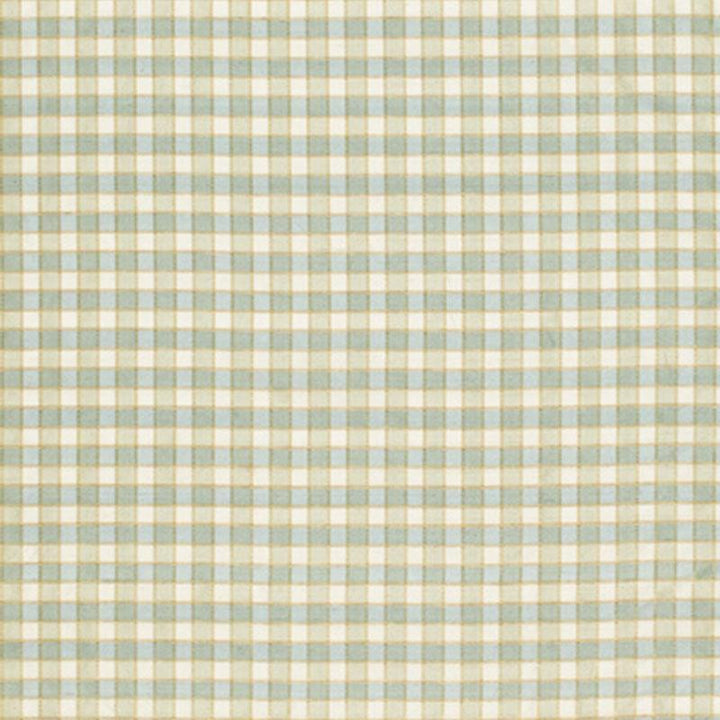 Ingrid Silk Check Seaspray 3453003 by Schumacher Fabric Chroma 1.0" - Fabric Carolina -
