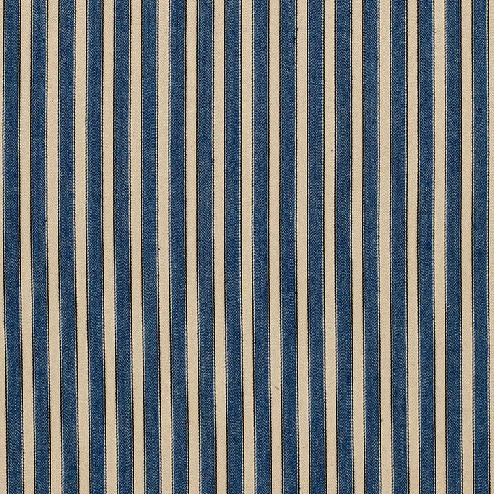 Antique Ticking Stripe Denim 3475004 by Schumacher Fabric Sea Island Stripe 1.0" - Fabric Carolina -