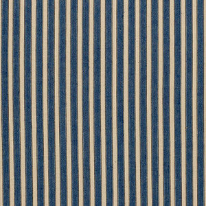 Antique Ticking Stripe Denim 3475004 by Schumacher Fabric