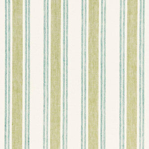 Leah Linen Stripe Sea Grass 3485000 by Schumacher Fabric