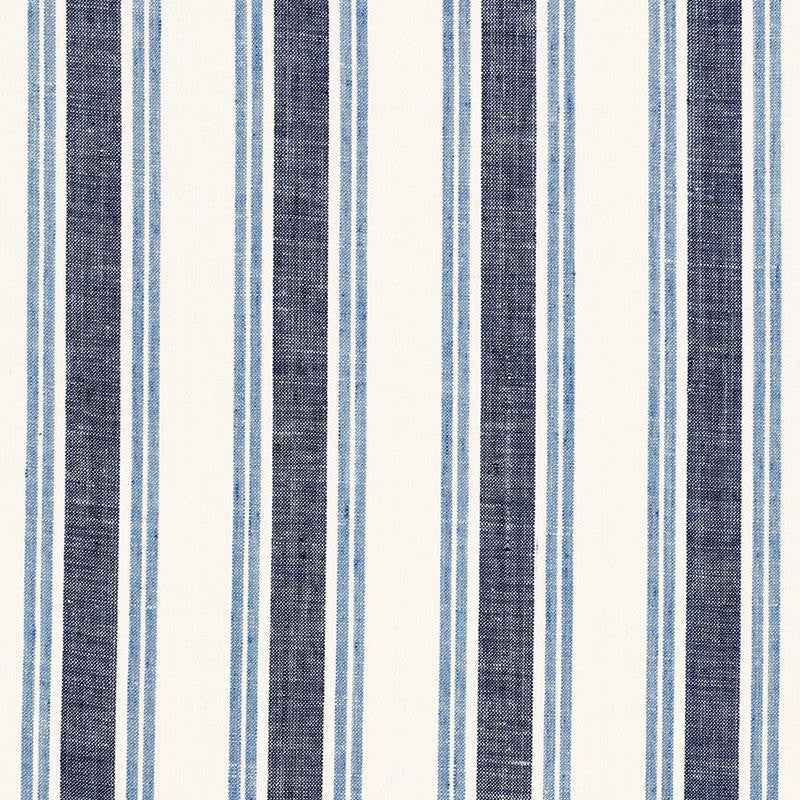 Leah Linen Stripe Sail 3485003 by Schumacher Fabric Sea Island Stripe 4.75" - Fabric Carolina -