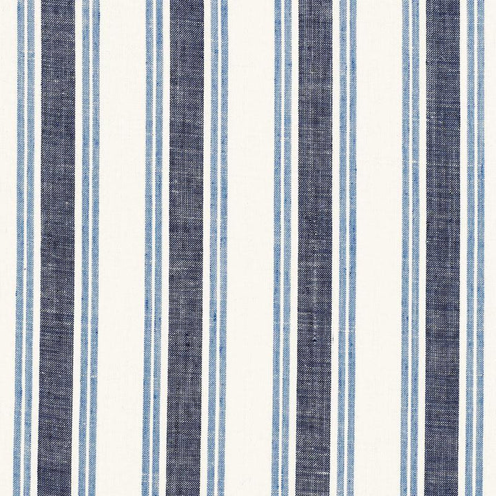 Leah Linen Stripe Sail 3485003 by Schumacher Fabric Sea Island Stripe 4.75" - Fabric Carolina -