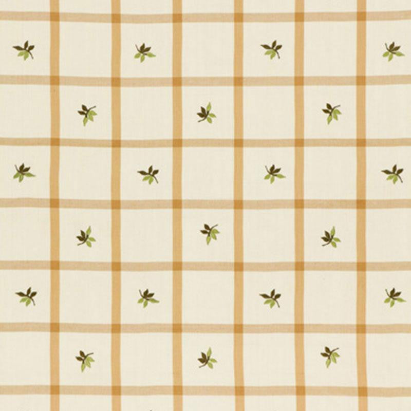 Alanna Embroidery Bisque 3499001 by Schumacher Designer Fabric Chroma 6.75" - Swanky Fabrics -