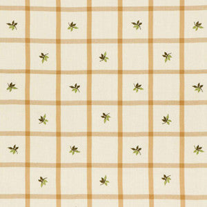 Alanna Embroidery Bisque 3499001 by Schumacher Fabric
