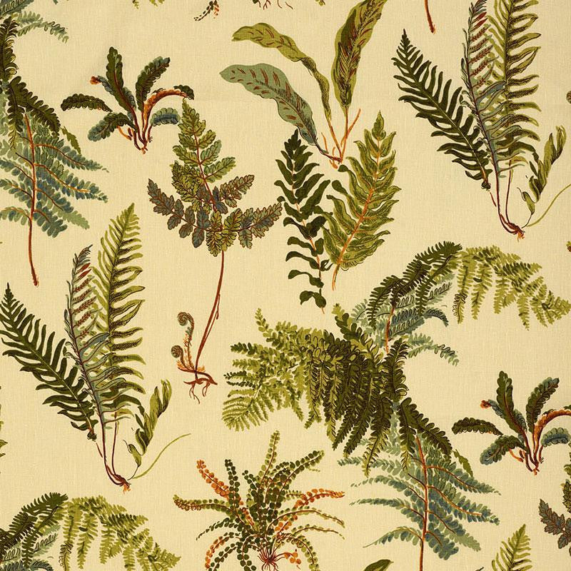 Les Fougeres Antique 174092 by Schumacher Fabric Schumacher Classics 18.0" - Fabric Carolina -