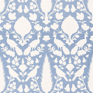 Chenonceau Sky 173567 by Schumacher Fabric