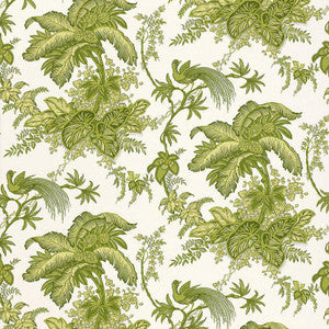 Coconut Grove Leaf 5004053 by Schumacher Wallpaper