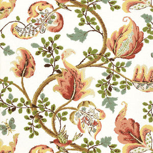 Fox Hollow Ivory 5004104 by Schumacher Wallpaper