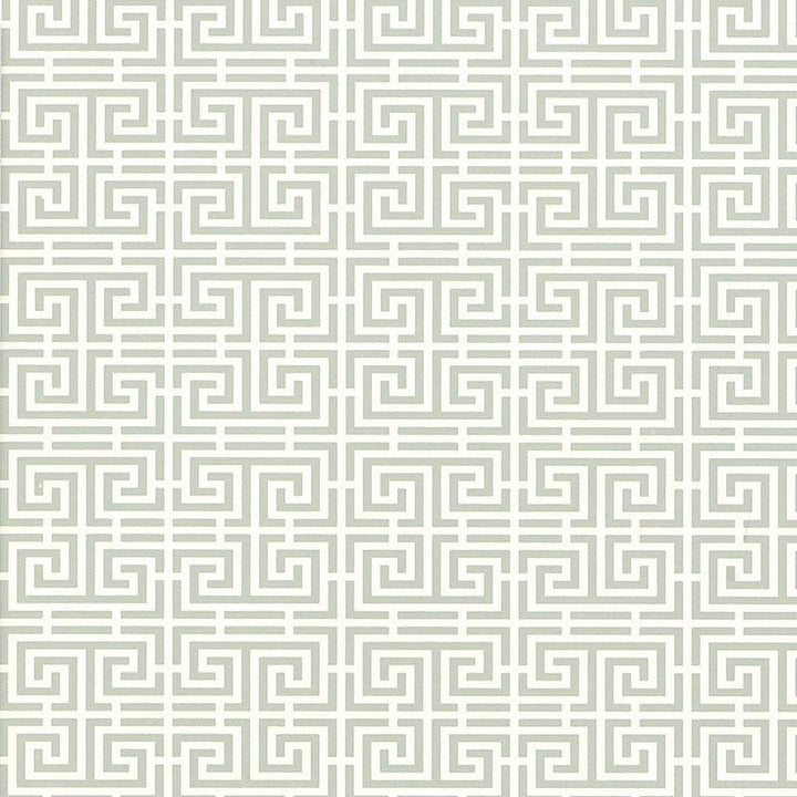 Chinois Fret Mineral 5004161 by Schumacher Wallpaper Essential 6.12" - Fabric Carolina -