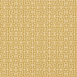 Chinois Fret Sand 5004164 by Schumacher Wallpaper