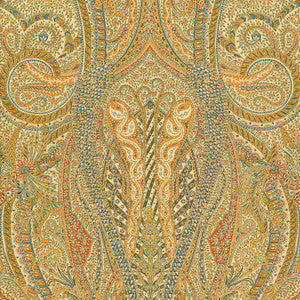 Emile Cachemire Spice 5004191 by Schumacher Wallpaper