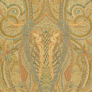 Emile Cachemire Spice 5004191 by Schumacher Wallpaper
