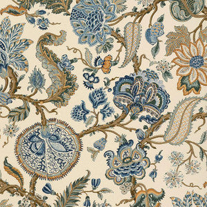 Chalfont Porcelain 5004203 by Schumacher Wallpaper