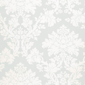 Tierni Damask Robin'S Egg 5004463 by Schumacher Wallpaper