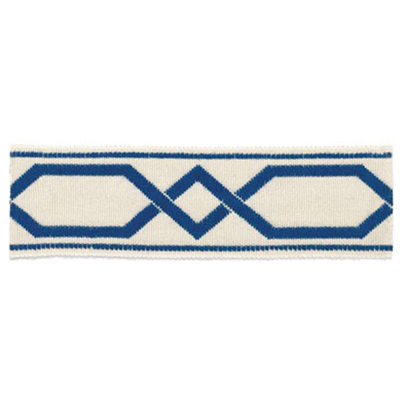 Saint Tropez Braid Marine 63090 by Schumacher Trim Plein Air Trimmiings - Fabric Carolina -