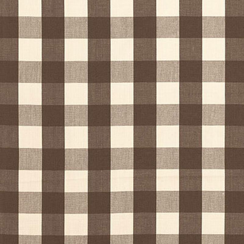 Camden Cotton Check Java 63041 by Schumacher Fabric Revisits Of Popular Patterns 3.0" - Fabric Carolina -