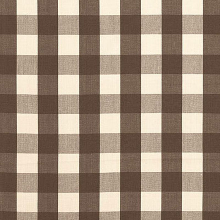 Camden Cotton Check Java 63041 by Schumacher Fabric Revisits Of Popular Patterns 3.0" - Fabric Carolina -