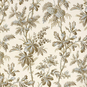Brantwood Vine Mineral 174111 by Schumacher Fabric
