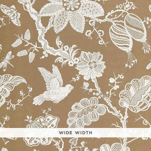 Bali Vine Mocha 5005002 by Schumacher Wallpaper