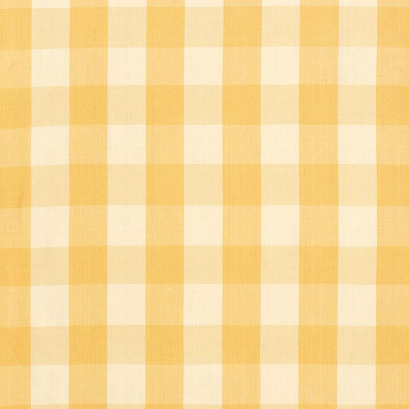 Camden Cotton Check Straw 63032 by Schumacher Designer Fabric Revisits Of Popular Patterns 3.0" - Swanky Fabrics -