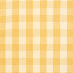 Camden Cotton Check Straw 63032 by Schumacher Fabric