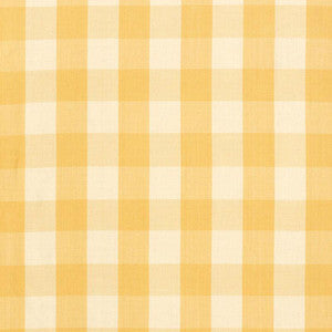 Camden Cotton Check Straw 63032 by Schumacher Fabric