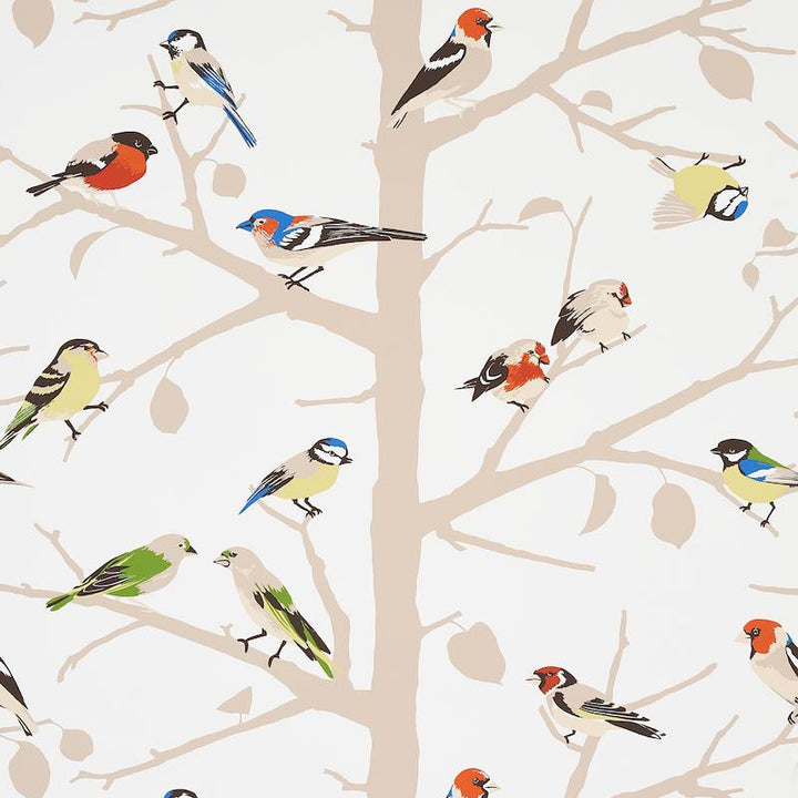A-Twitter Summer 5005031 by Schumacher Wallpaper Exuberant Prints 27.0" - Fabric Carolina -
