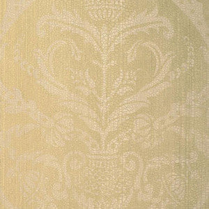 Masaccio Damask Bisque 5003680 by Schumacher Wallpaper