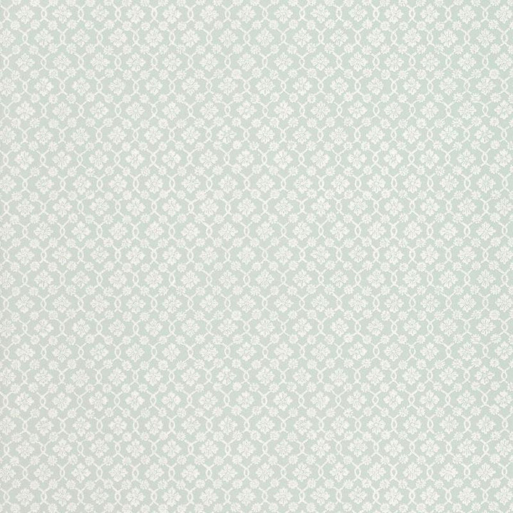 Harbury Trellis Aqua 5004142 by Schumacher Wallpaper Simply Charming 13.5" - Fabric Carolina -