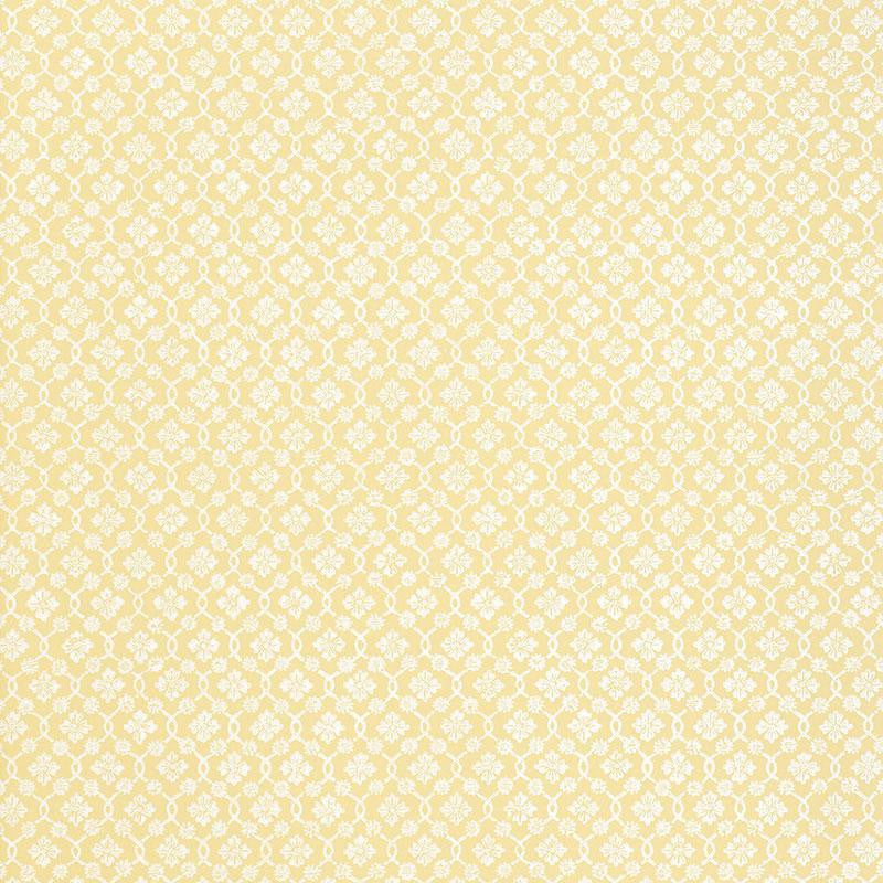 Harbury Trellis Buttercup 5004144 by Schumacher Wallpaper Simply Charming 13.5" - Fabric Carolina -