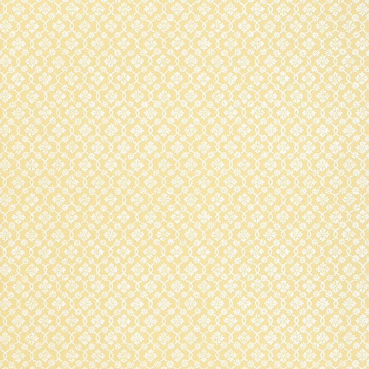 Harbury Trellis Buttercup 5004144 by Schumacher Wallpaper Simply Charming 13.5" - Fabric Carolina -
