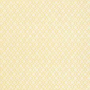 Harbury Trellis Buttercup 5004144 by Schumacher Wallpaper