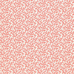 Coral Vine Garnet 5004415 by Schumacher Wallpaper