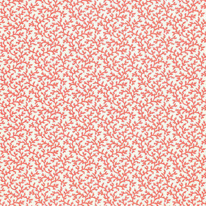 Coral Vine Garnet 5004415 by Schumacher Wallpaper