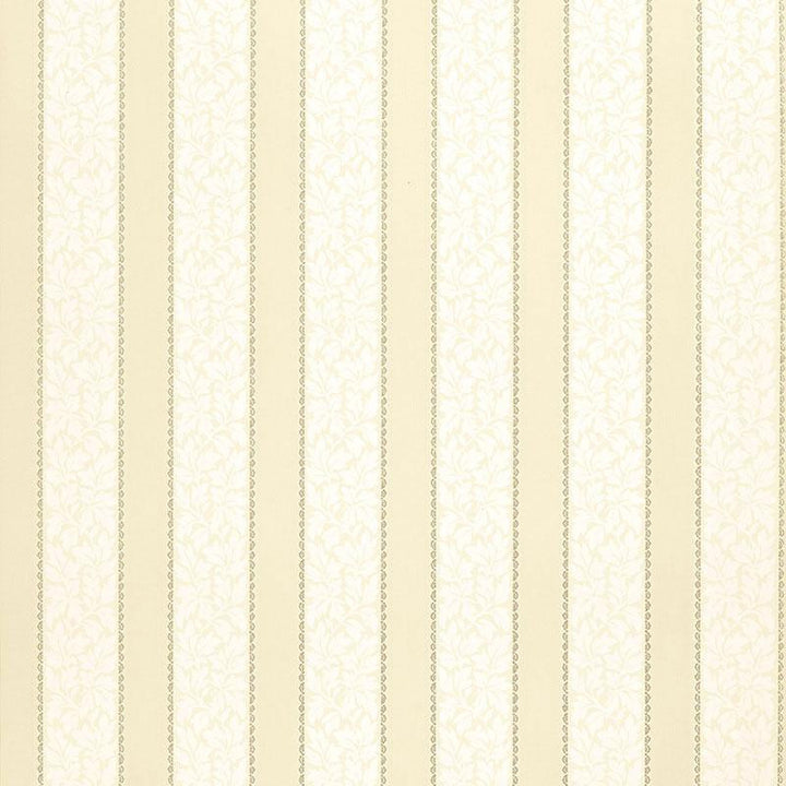 Wallis Stripe Bone 5004431 by Schumacher Wallpaper Simply Charming 4.5" - Fabric Carolina -