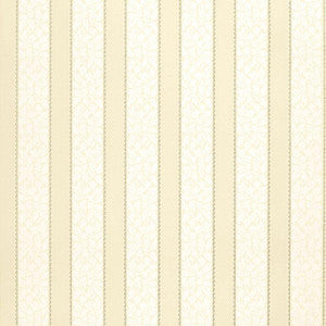 Wallis Stripe Bone 5004431 by Schumacher Wallpaper