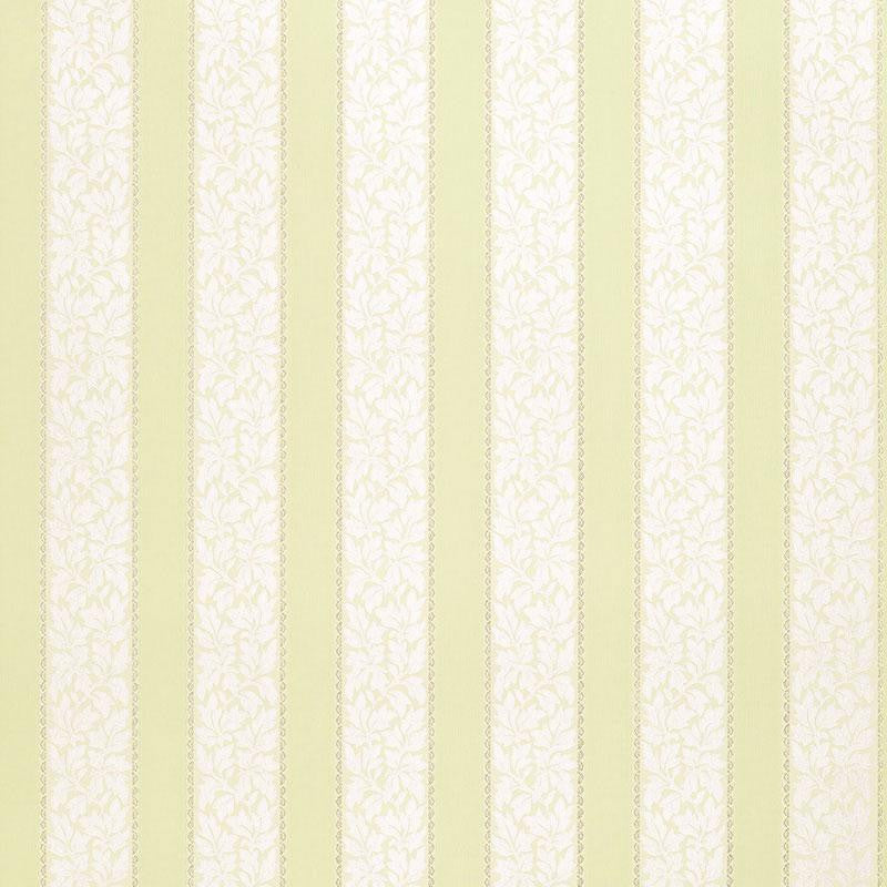 Wallis Stripe Celery 5004433 by Schumacher Wallpaper Simply Charming 4.5" - Fabric Carolina -