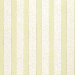 Wallis Stripe Celery 5004433 by Schumacher Wallpaper