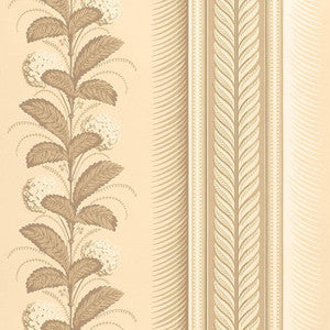 Hydrangea Drape Fawn 5004453 by Schumacher Wallpaper