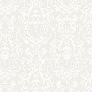 Lido Damask Dove 5004483 by Schumacher Wallpaper