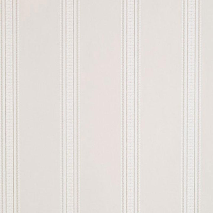 Lorraine Stripe Limestone 5004581 by Schumacher Designer Wallpaper Simply Charming 6.75" - Swanky Fabrics -