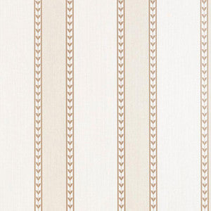 Lansdowne Strie Stripe Limestone 5004621 by Schumacher Wallpaper