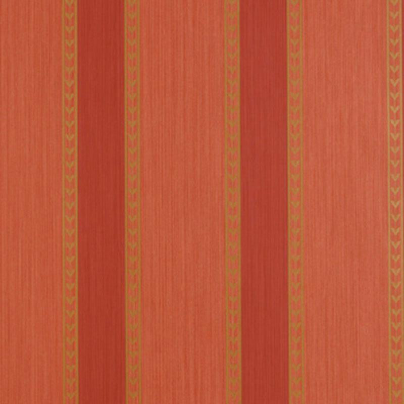 Lansdowne Strie Stripe Coral 5004622 by Schumacher Wallpaper Essential 9.0" - Fabric Carolina -