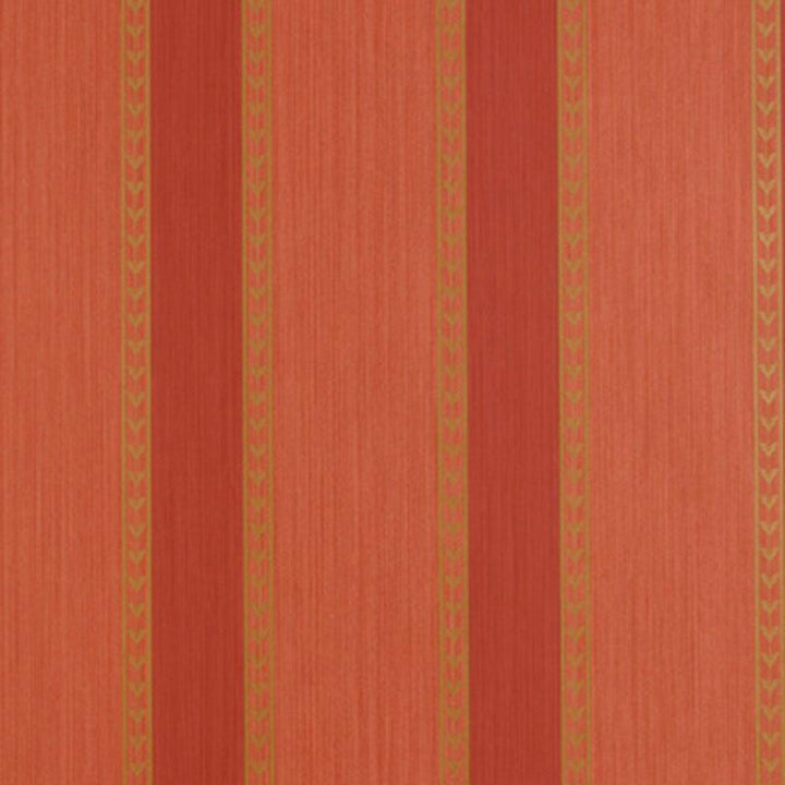 Lansdowne Strie Stripe Coral 5004622 by Schumacher Wallpaper Essential 9.0" - Fabric Carolina -