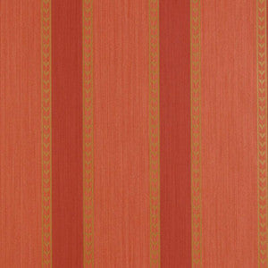 Lansdowne Strie Stripe Coral 5004622 by Schumacher Wallpaper