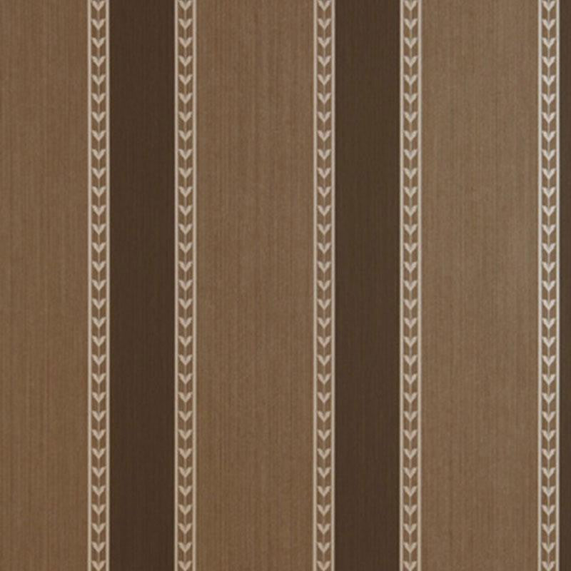 Lansdowne Strie Stripe Truffle 5004623 by Schumacher Wallpaper Essential 9.0" - Fabric Carolina -